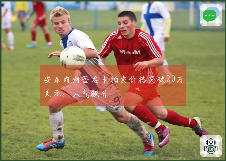 安东内利签名卡拍卖价格突破20万美元，人气飙升